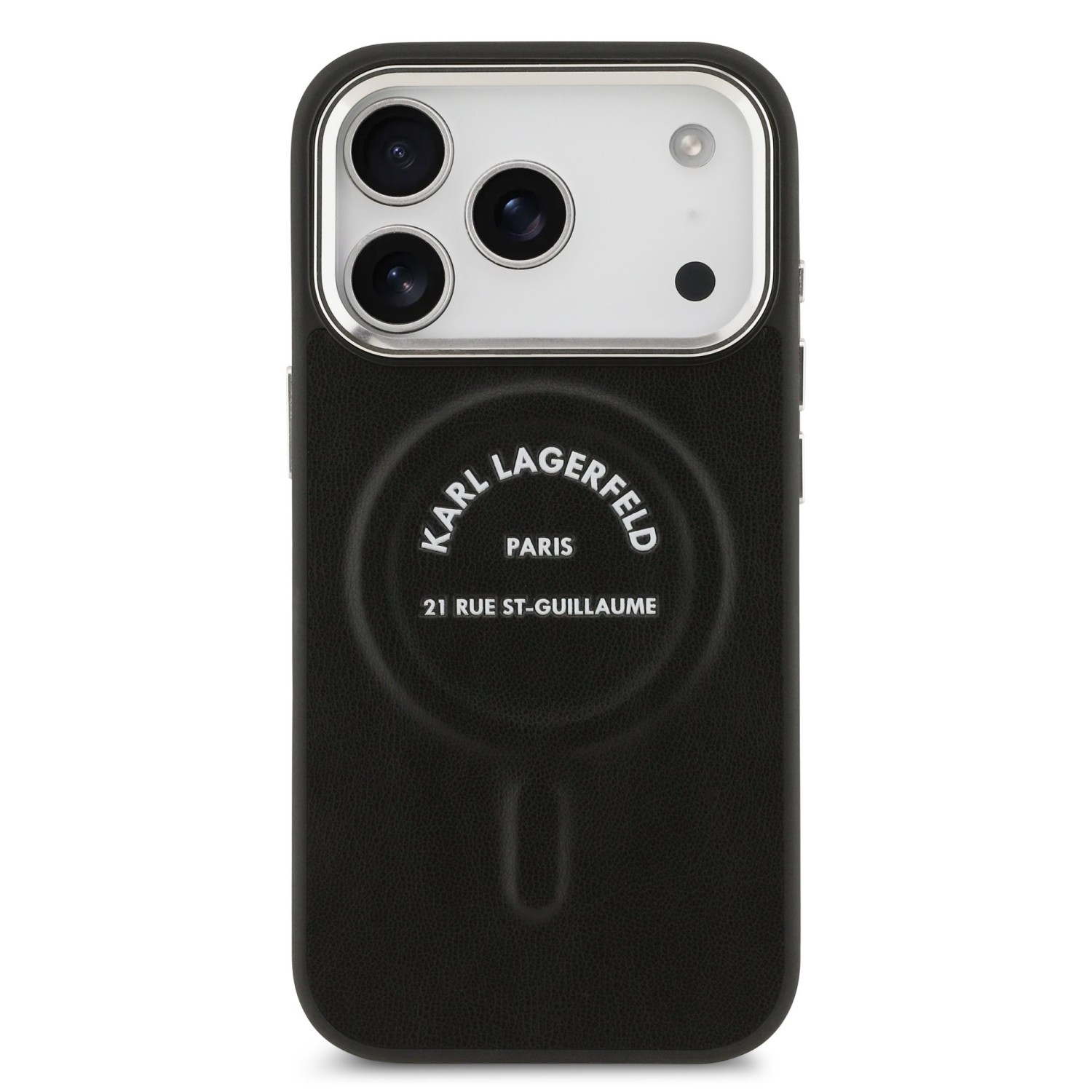 Karl Lagerfeld PU RSG Logo MagSafe Zadní Kryt pro iPhone 17 Pro Max Black