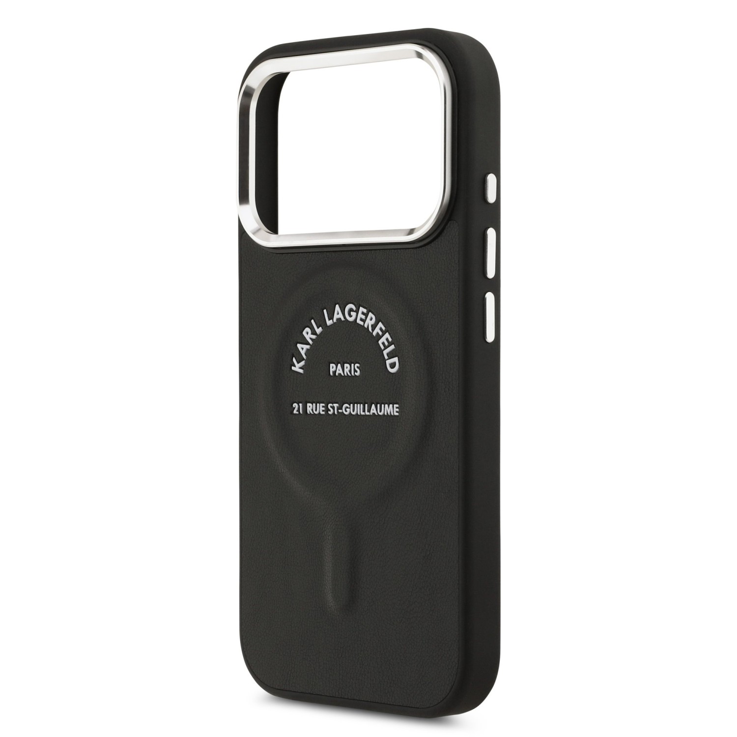 Karl Lagerfeld PU RSG Logo MagSafe Zadní Kryt pro iPhone 17 Pro Max Black