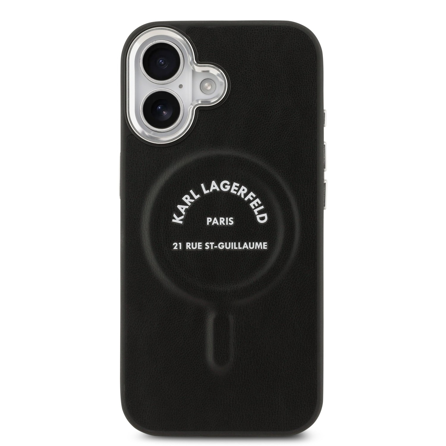 Karl Lagerfeld PU RSG Logo MagSafe Zadní Kryt pro iPhone 17 Black