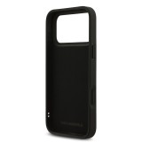 Karl Lagerfeld 3D Rubber Karl and Choupette Zadní Kryt pro iPhone 17 Pro Max Black