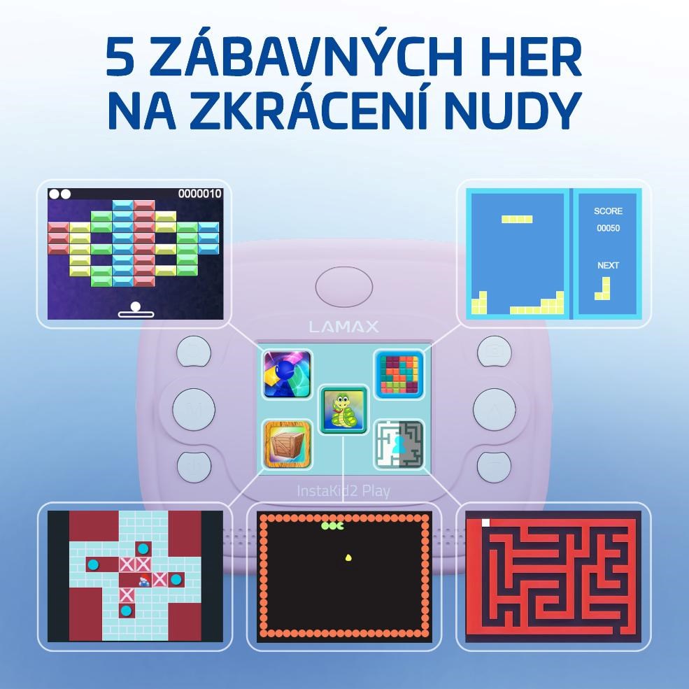 LAMAX InstaKid2 Play růžová