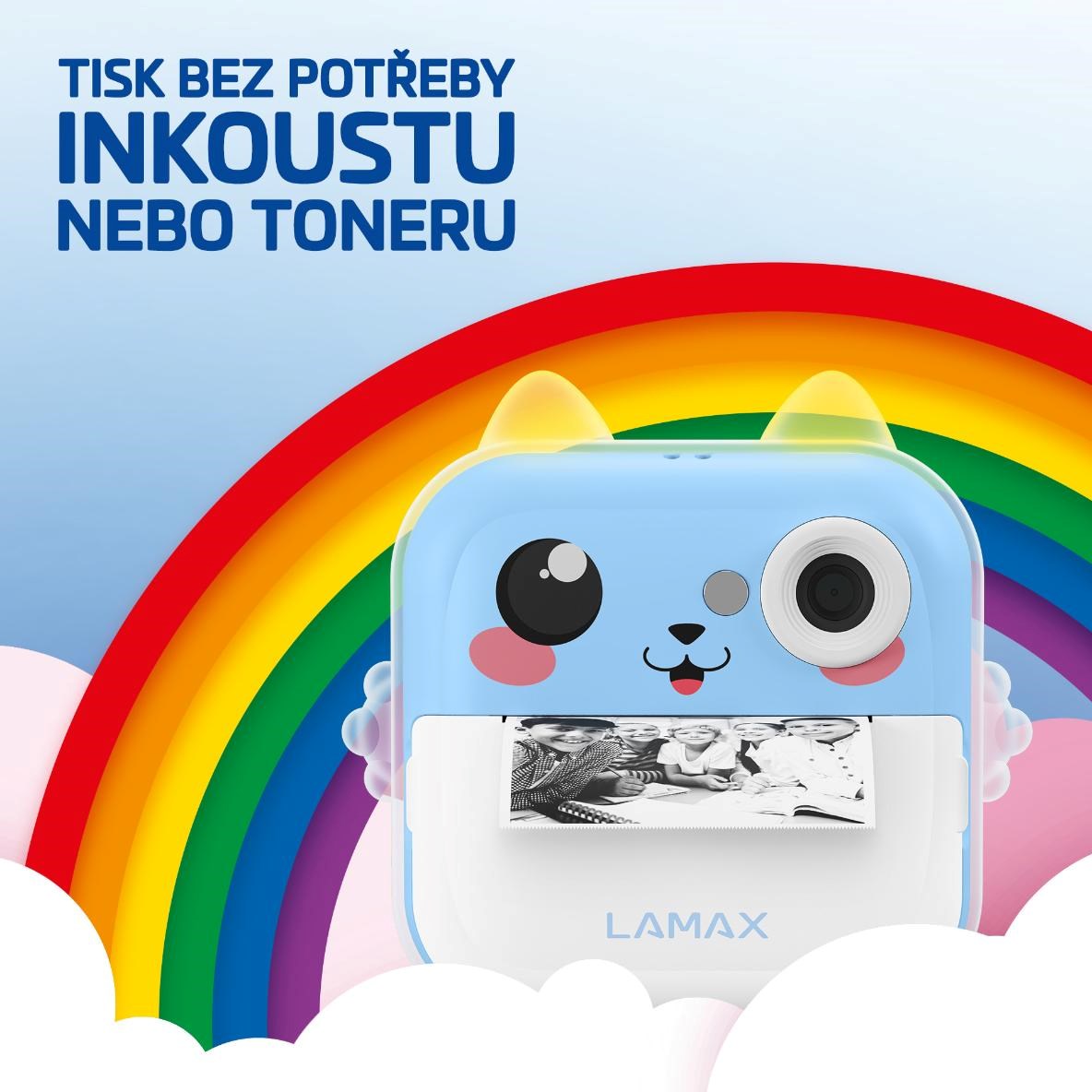 LAMAX InstaKid2 AI Plus modrá