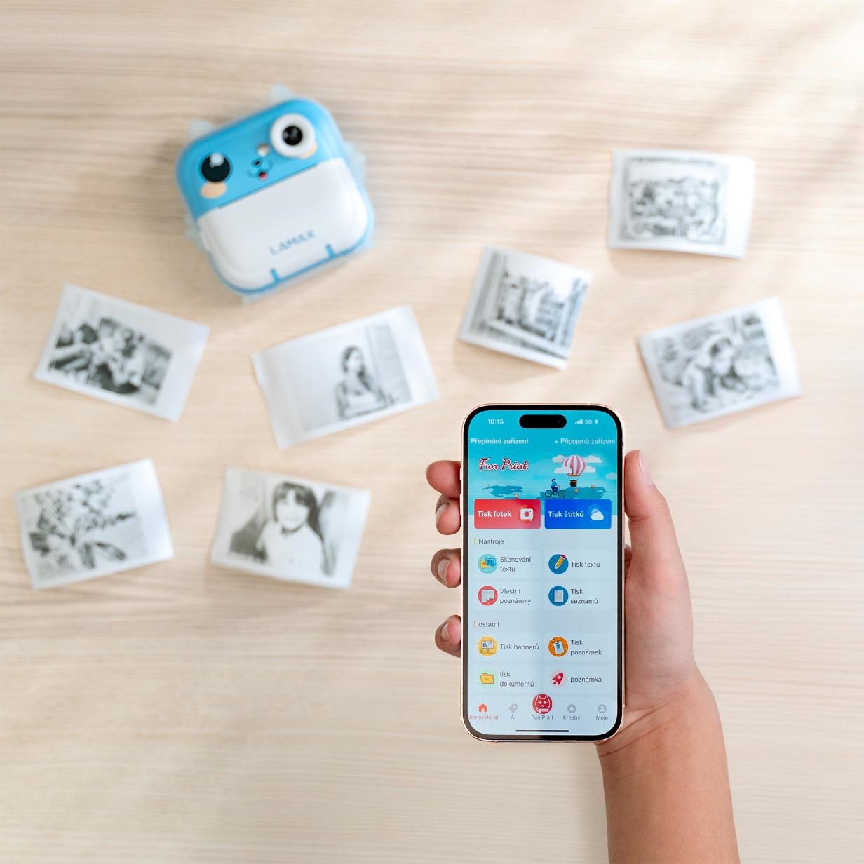 LAMAX InstaKid2 AI Plus modrá