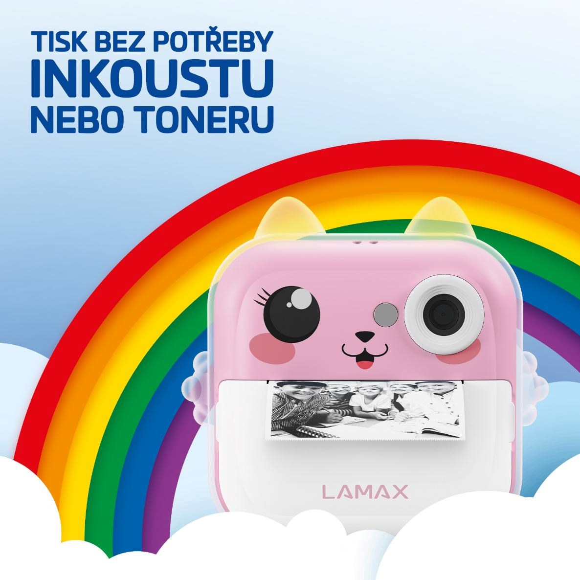 LAMAX InstaKid2 Plus růžová