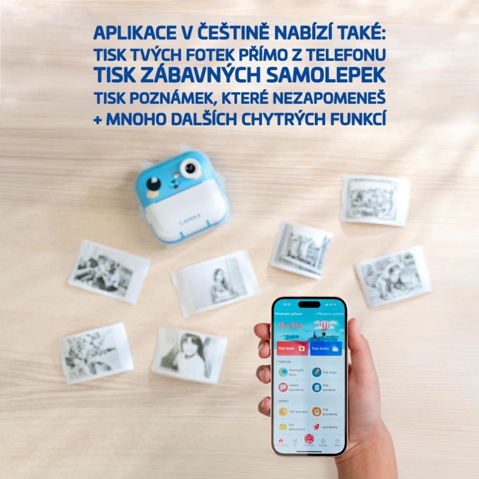 LAMAX InstaKid2 Plus růžová