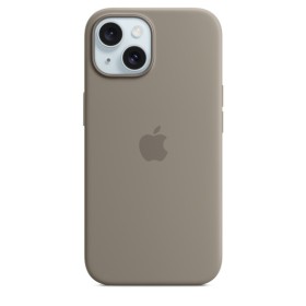 Zadný kryt Silicone Case with MagSafe s Apple iPhone 15, clay