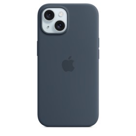 Zadný kryt Silicone Case with MagSafe s Apple iPhone 15, storm blue
