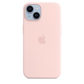 Zadný kryt Silicone Case with MagSafe s Apple iPhone 14, chalk pink