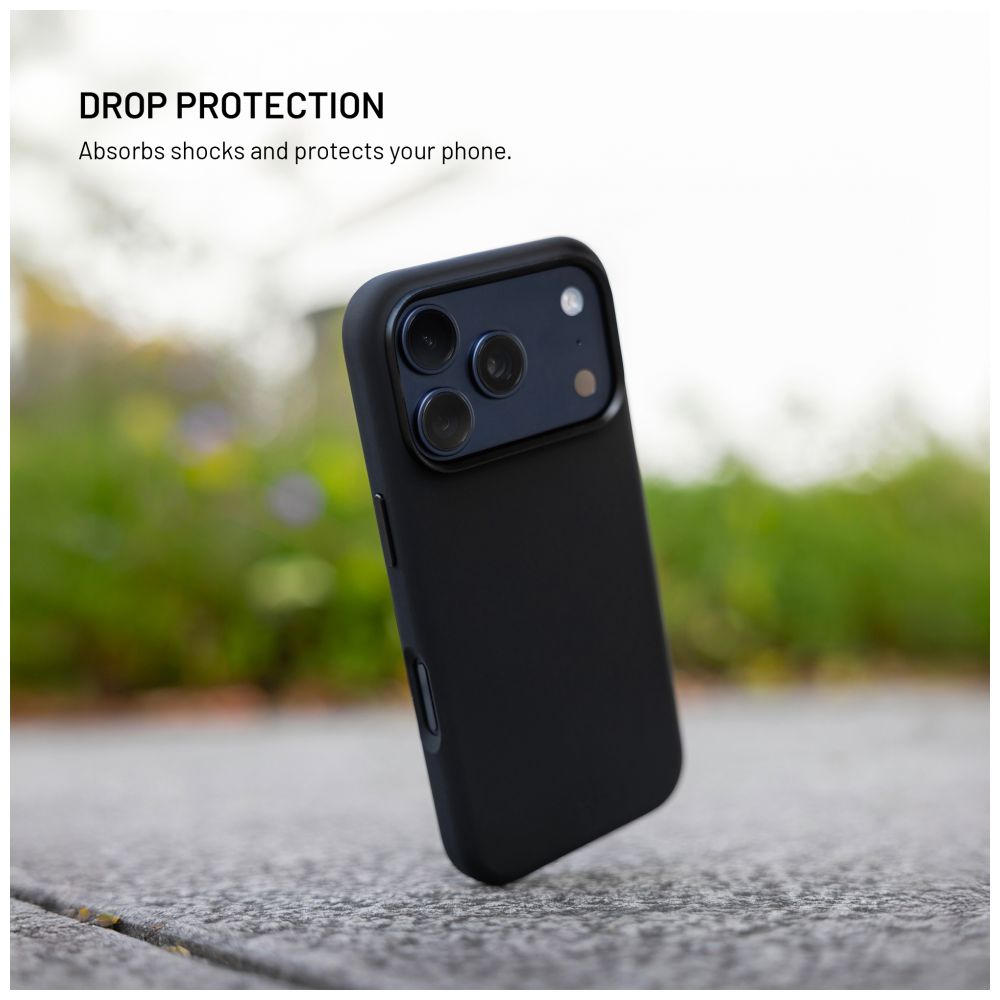 Zadní kryt FIXED MagFlow s podporou MagSafe pro Apple iPhone Air, černý