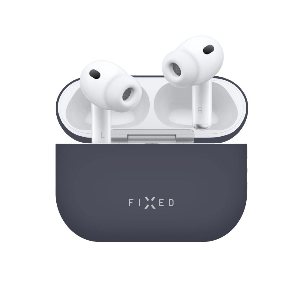 Ultratenké silikonové pouzdro FIXED Silky pro Apple AirPods Pro 3, modré