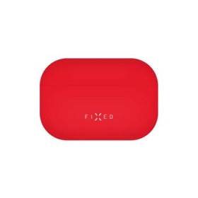 Ultratenké silikónové púzdro FIXED Silky pre Apple AirPods Pro 3, červená