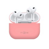 Ultratenké silikonové pouzdro FIXED Silky pro Apple AirPods Pro 3, růžové