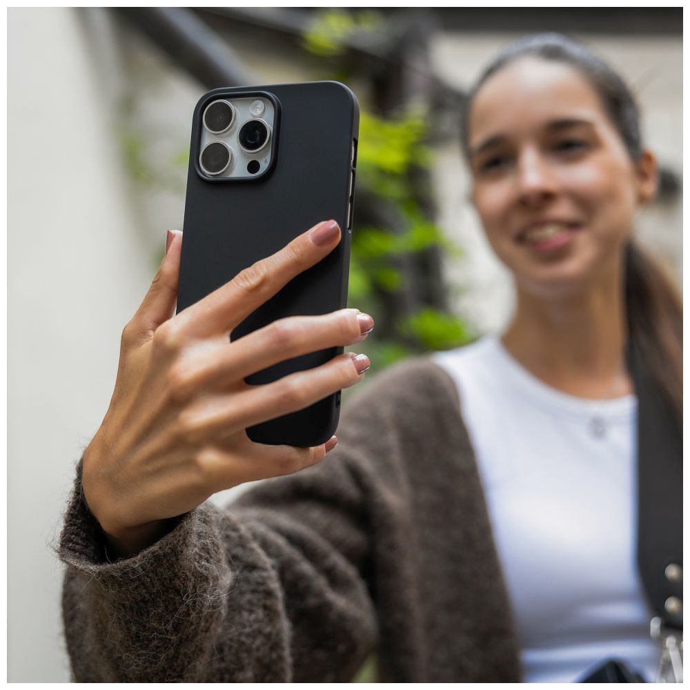 Zadní pogumovaný kryt FIXED Story pro Samsung Galaxy A57 5G, černý