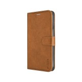 Pouzdro typu kniha FIXED Opus pro Samsung Galaxy A57 5G, hnědá