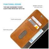 Pouzdro typu kniha FIXED Opus pro Samsung Galaxy A57 5G, hnědé