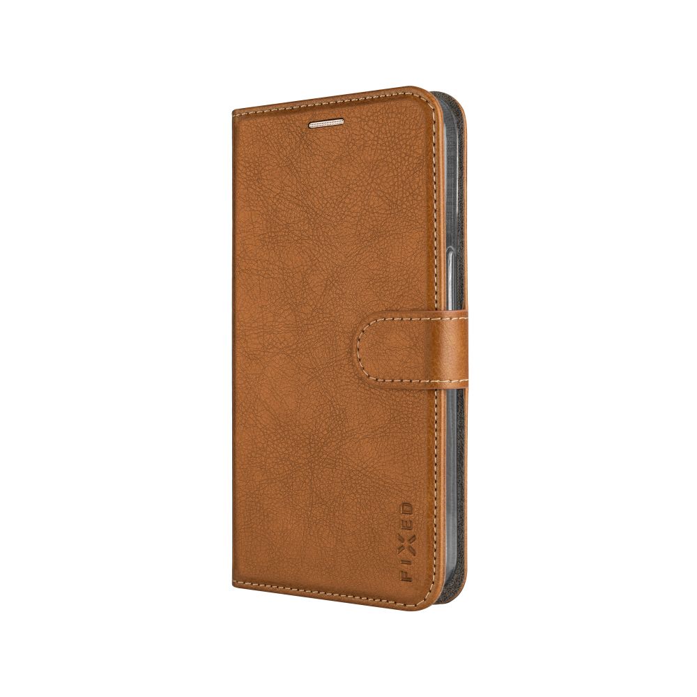 Pouzdro typu kniha FIXED Opus pro Samsung Galaxy A37 5G, hnědá