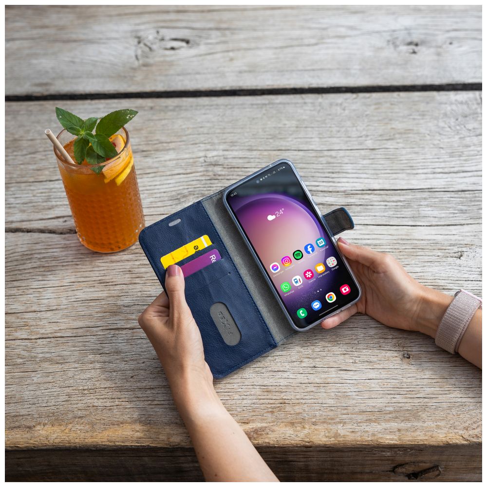 Pouzdro typu kniha FIXED Opus pro Samsung Galaxy A37 5G, modré