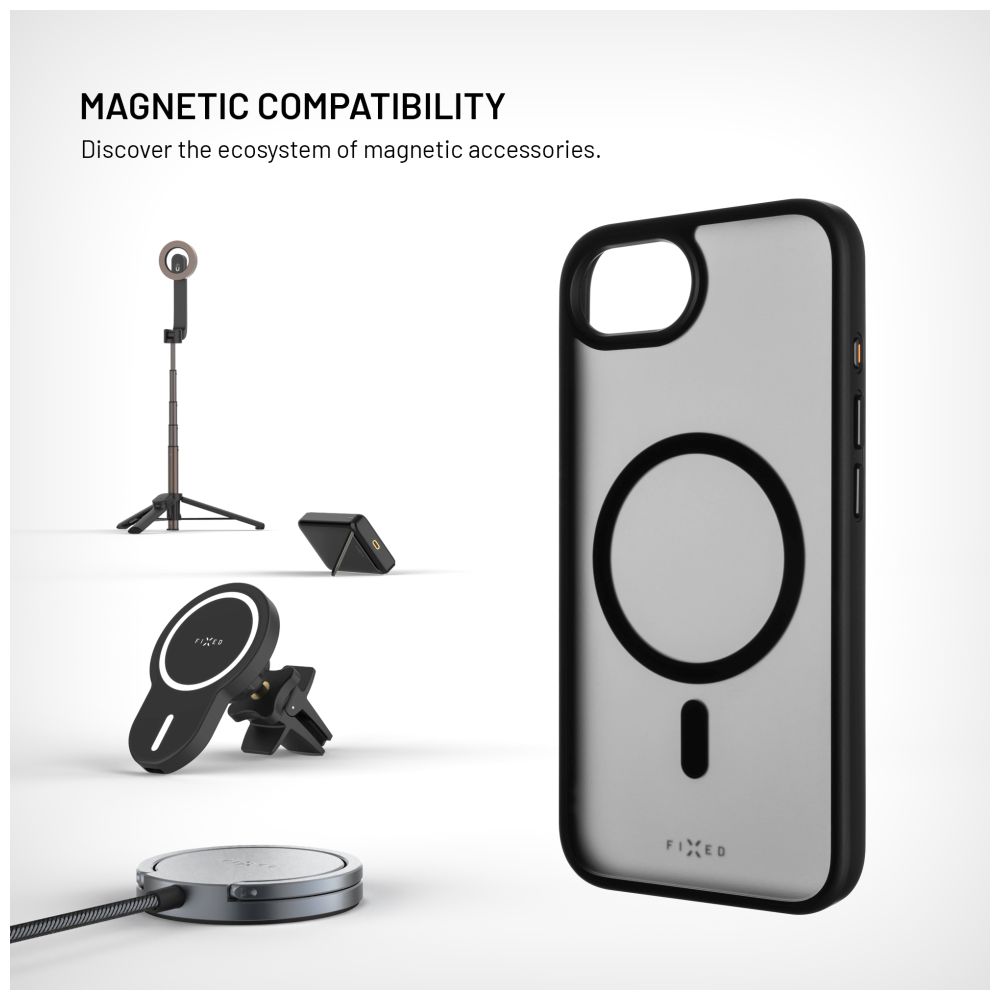 Zadní kryt FIXED MagMisty s podporou MagSafe pro Samsung Galaxy S26 Ultra, černá