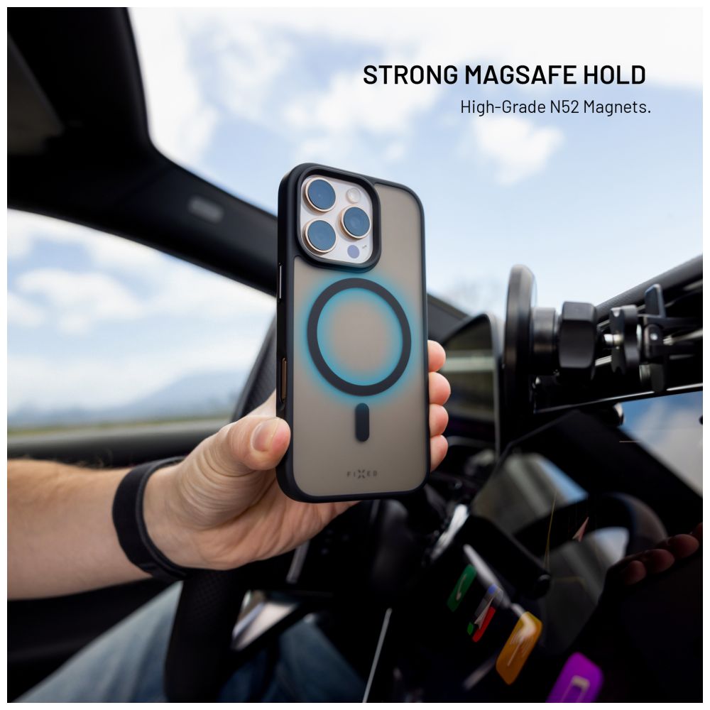 Zadní kryt FIXED MagMisty s podporou MagSafe pro Samsung Galaxy S26 Ultra, černá