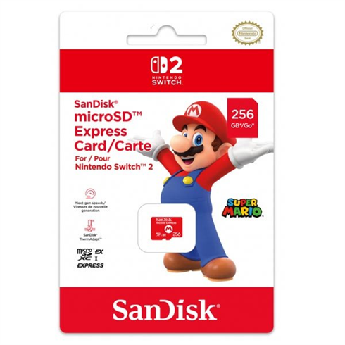 SanDisk Nintendo Switch 2 microSD Express 256 GB