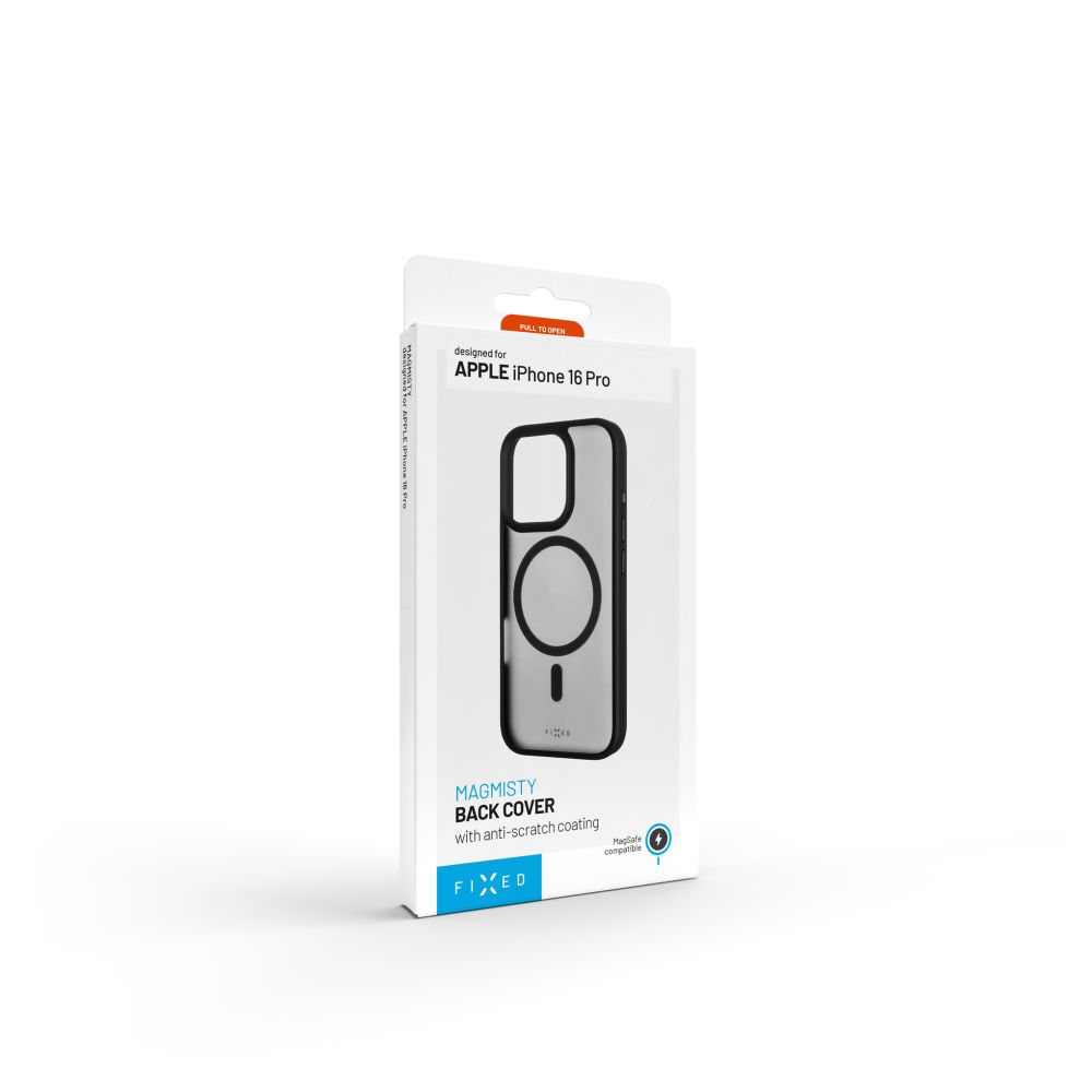 Zadní kryt FIXED MagMisty s podporou MagSafe pro Apple iPhone 17 Pro, černý