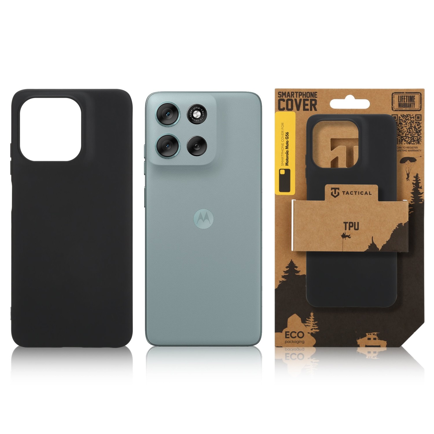 Tactical TPU Kryt pro Motorola Moto G56 Black 