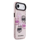 Karl Lagerfeld IML Multi K&CH Heads Zadní Kryt pro iPhone Air Pink