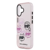 Karl Lagerfeld IML Multi K&CH Heads Zadní Kryt pro iPhone 17 Pink