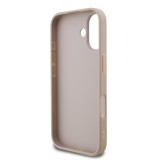 Guess PU 4G Stripe Zadní Kryt pro iPhone 17 Pink