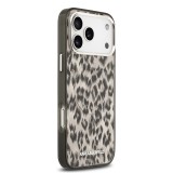 Karl Lagerfeld IML Leopard MagSafe Zadní Kryt pro iPhone 17 Pro Max Brown