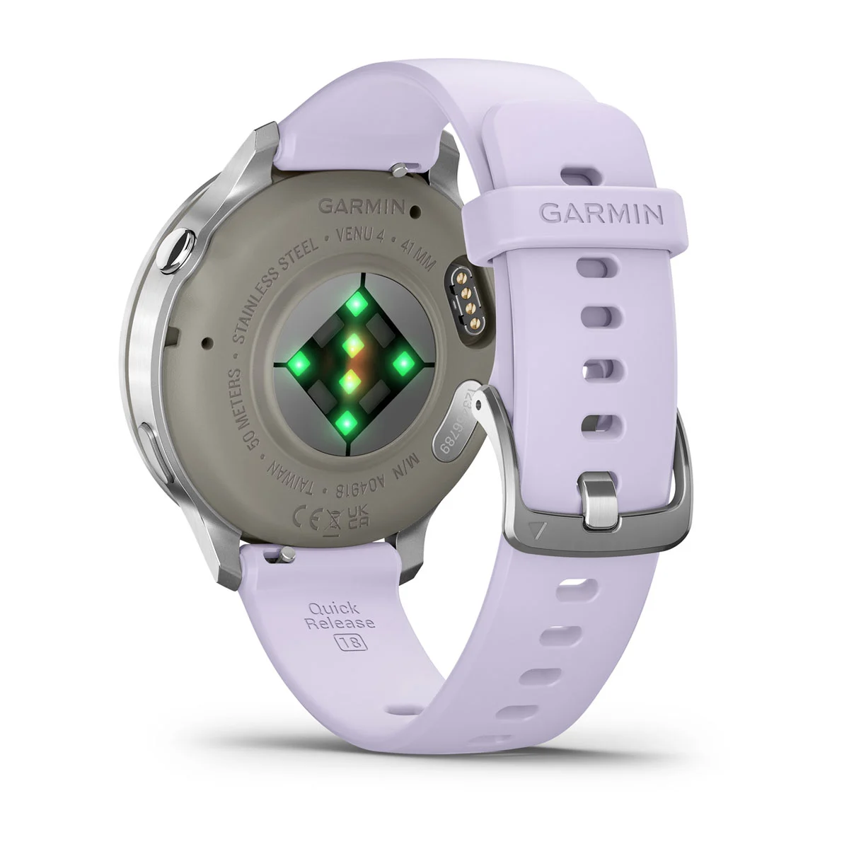 Garmin Venu 4 - 41 mm, Silver / Periwinkle