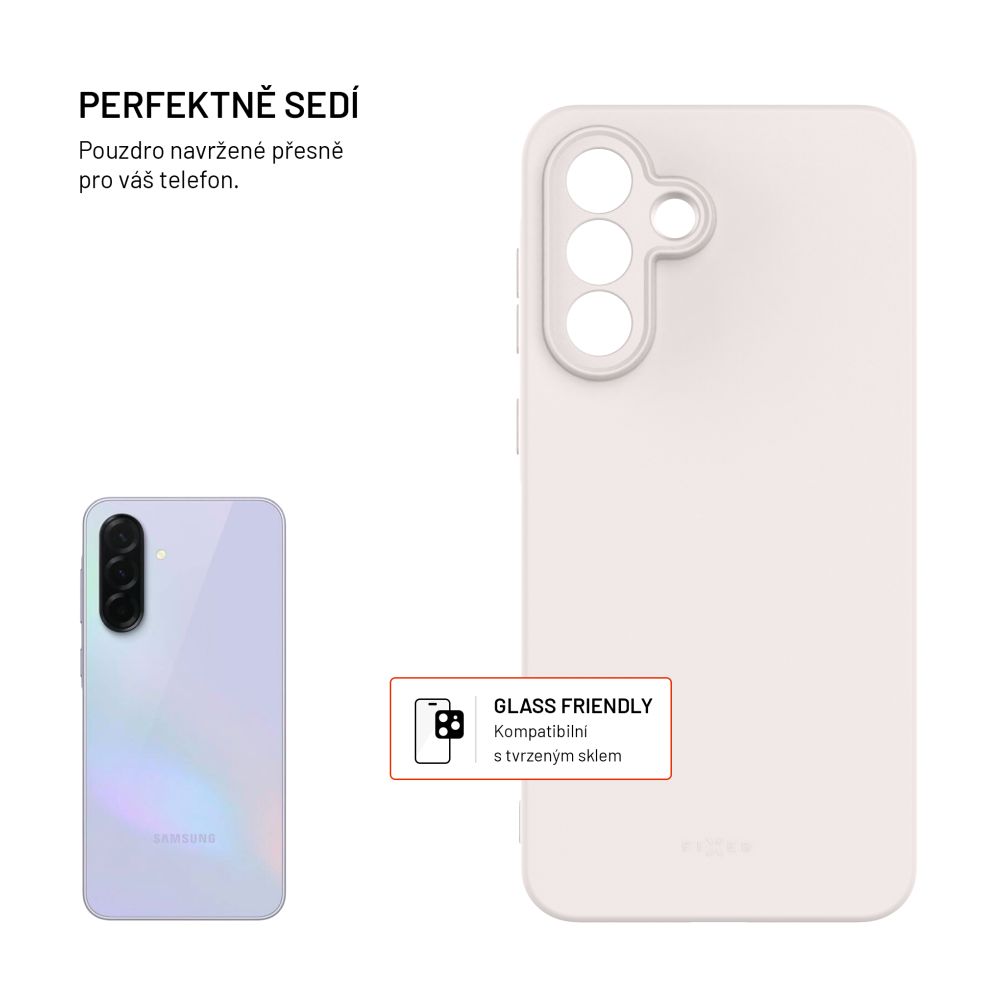 TPU gelový kryt FIXED ReStory pro Samsung Galaxy A56 5G, šedý