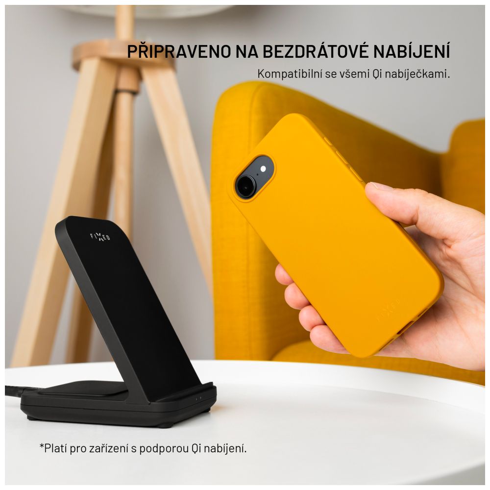 TPU gelový kryt FIXED ReStory pro Apple iPhone 16 Pro, zlatý