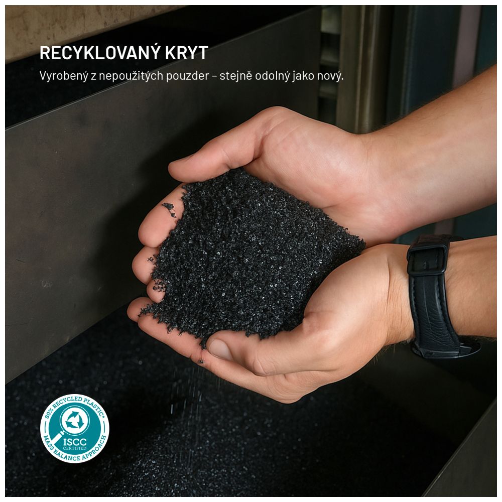 TPU gelový kryt FIXED ReStory pro Apple iPhone 16 Pro, šedý