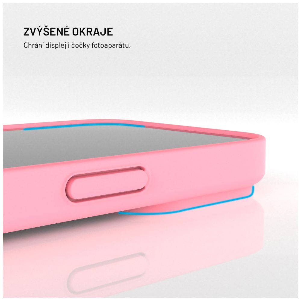 TPU gelový kryt FIXED ReStory pro Apple iPhone 16 Pro, růžový