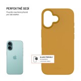 TPU gelový kryt FIXED ReStory pro Apple iPhone 16, zlatý