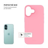 TPU gelový kryt FIXED ReStory pro Apple iPhone 16, růžový