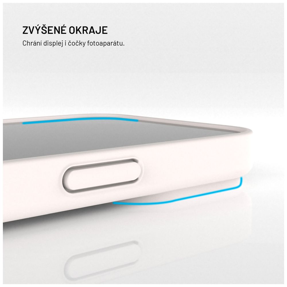 TPU gelový kryt FIXED ReStory pro Apple iPhone 15, šedý