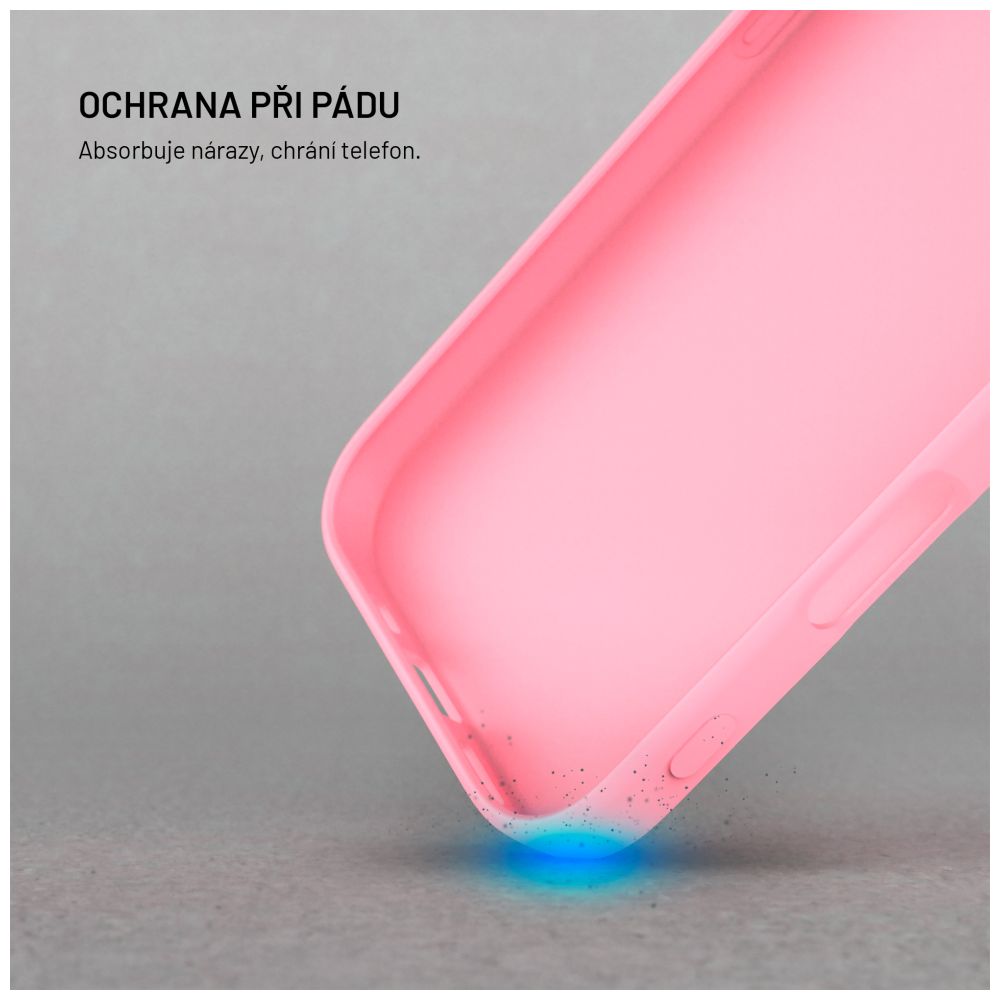 TPU gelový kryt FIXED ReStory pro Apple iPhone 15, růžový