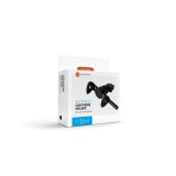 Univerzální držák FIXED Butterfly s uchycením do mřížky ventilace, černý