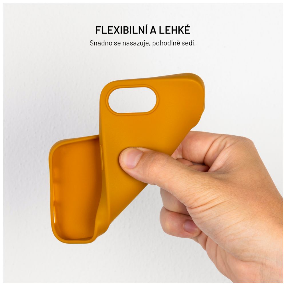 TPU gelový kryt FIXED ReStory pro Apple iPhone 13, zlatý