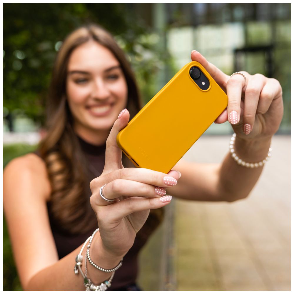 TPU gelový kryt FIXED ReStory pro Apple iPhone 13, zlatý