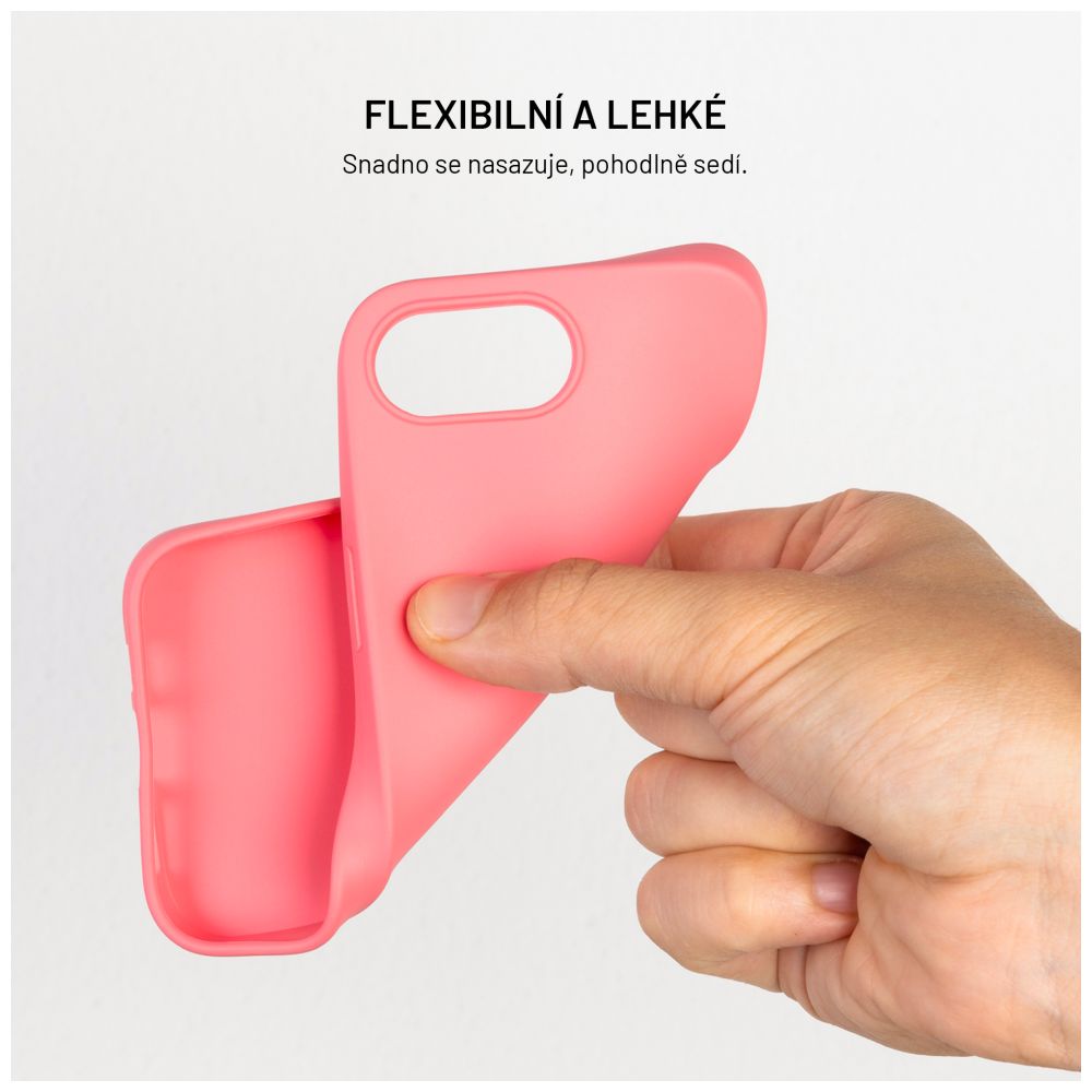 TPU gelový kryt FIXED ReStory pro Apple iPhone 13, růžový