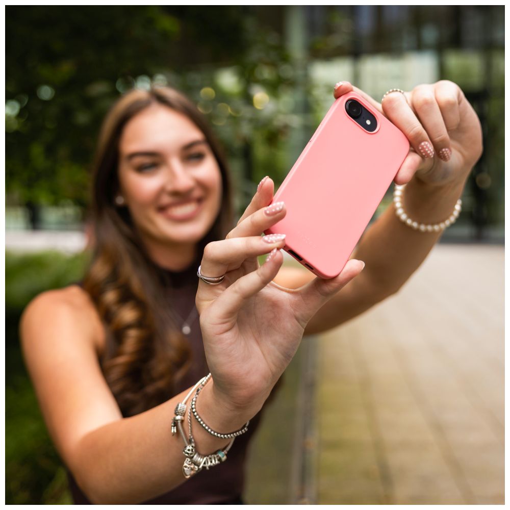 TPU gelový kryt FIXED ReStory pro Apple iPhone 13, růžový