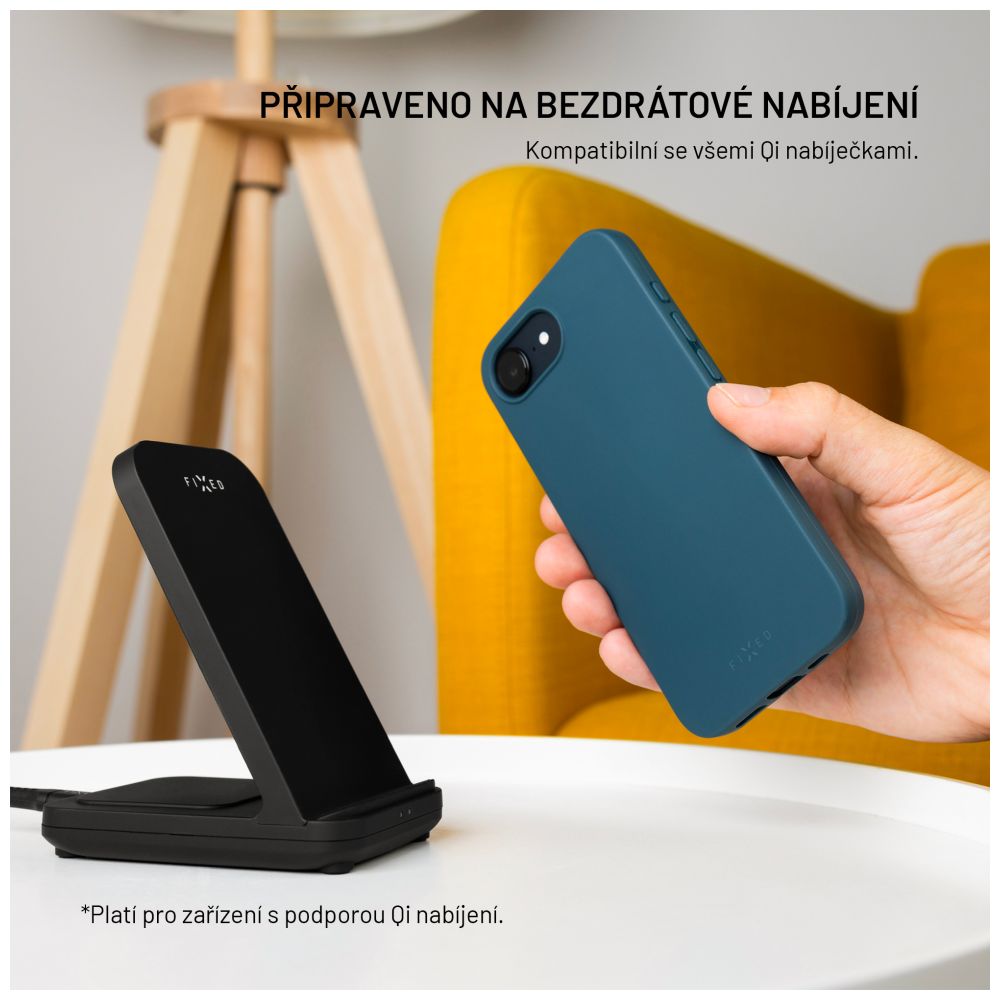 TPU gelový kryt FIXED ReStory pro Apple iPhone 13, modrý