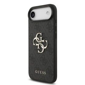 Guess PU 4G Metal Logo Zadný Kryt pre iPhone Air Grey