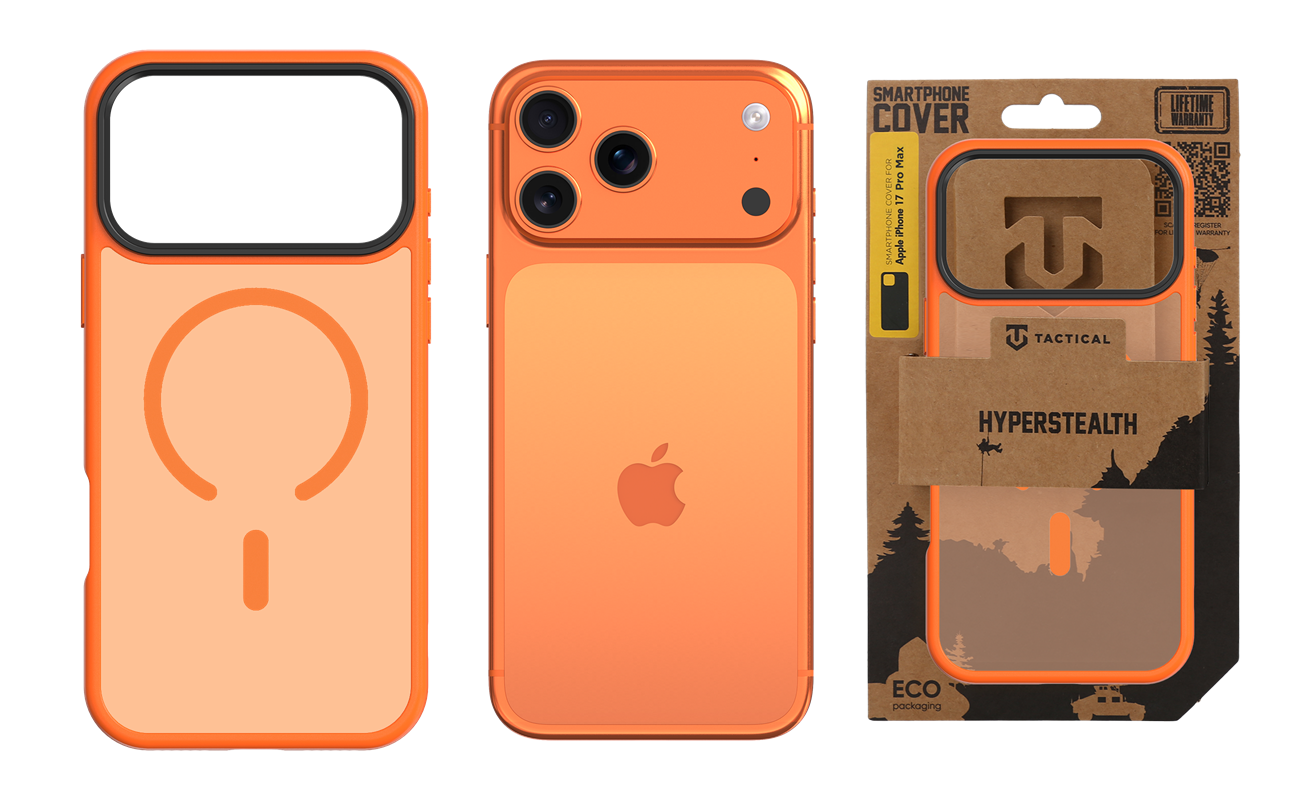 Tactical MagForce Hyperstealth Kryt pro iPhone 17 Pro Max Agent Orange