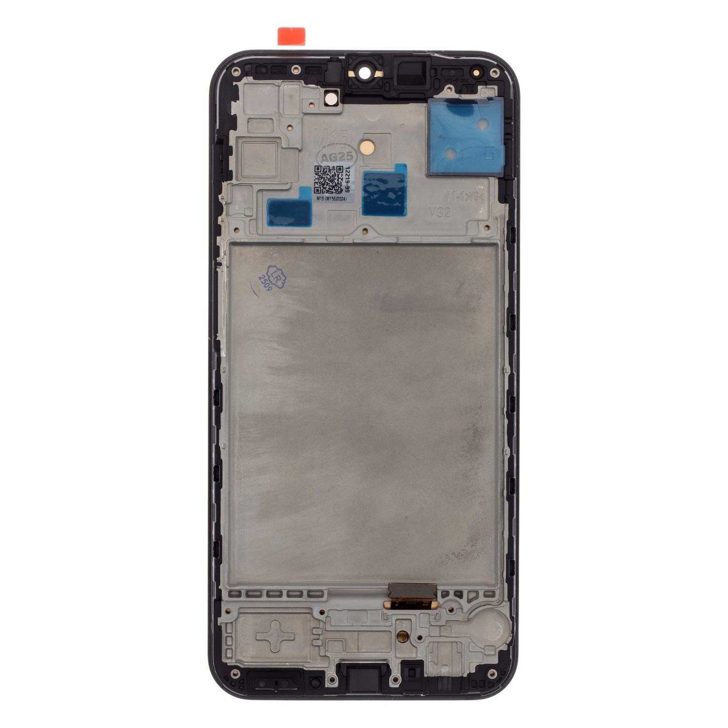 LCD display + dotyková doska + predný kryt pre Samsung Galaxy M15 5G, black