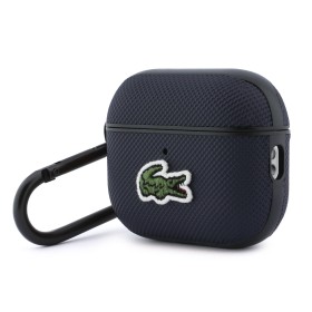 Puzdro Lacoste Petit Pique Croc Logo Patch pre AirPods Pro 3, modrá