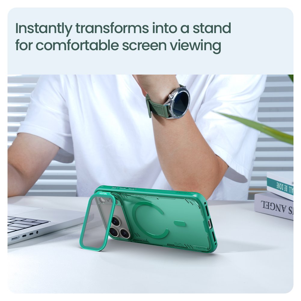 Nillkin Iceblade Prop Magnetic Kryt pro Apple iPhone 17 Pro Max Dune Brown